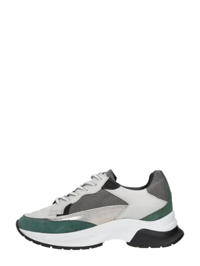Red Rag Sneakers Laag, lage sneakers voor dames in groen, foto 1 van 4