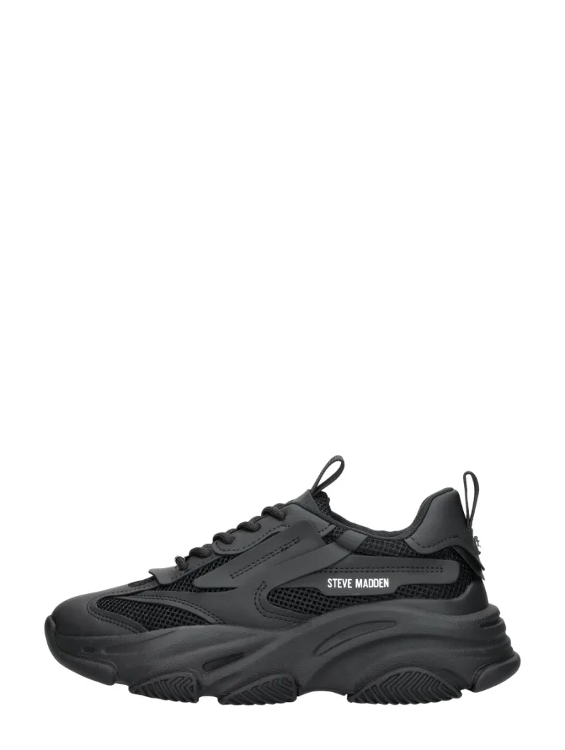 Steve Madden Possession, lage sneakers voor dames in zwart
