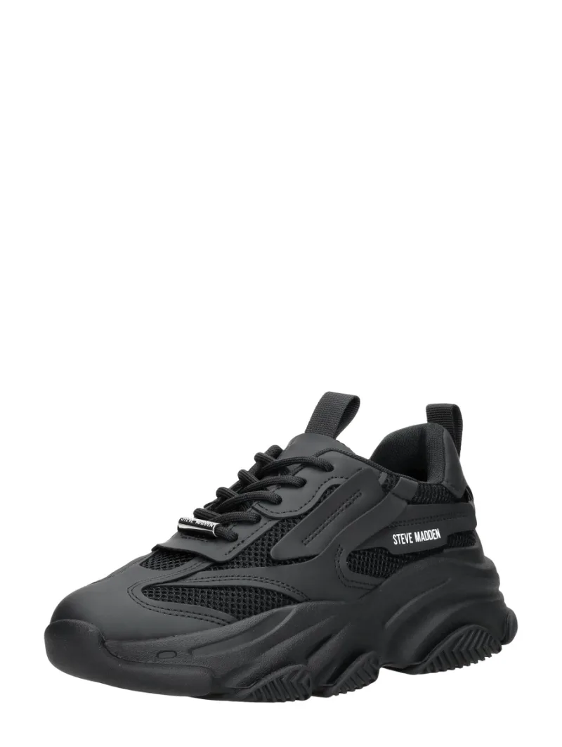 Steve Madden Possession, lage sneakers voor dames in zwart, foto 2 van 2