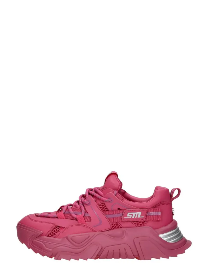 Steve Madden Kingdom, lage sneakers voor dames in fuchsia