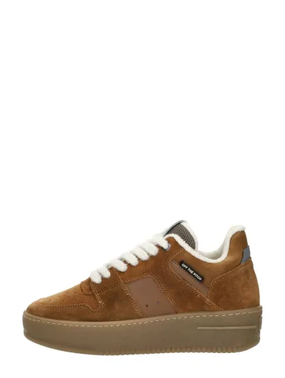 Off The Pitch Mocha, lage sneakers voor dames in cognac, foto 1 van 4