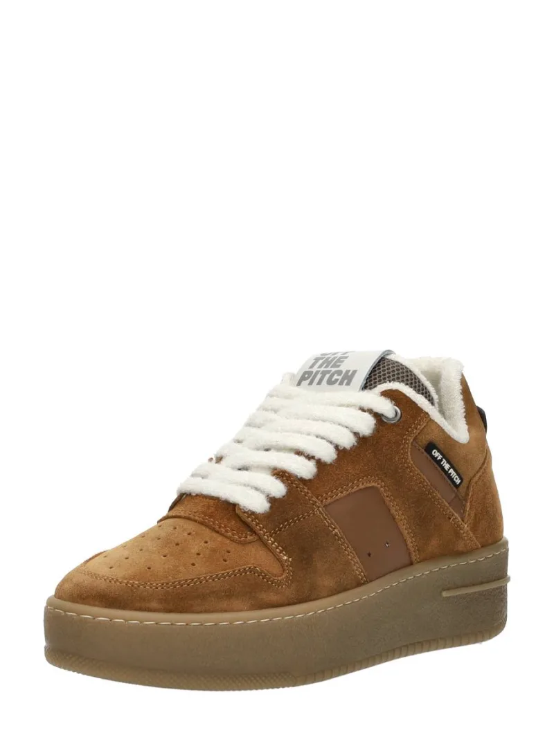 Off The Pitch Mocha, lage sneakers voor dames in cognac, foto 2 van 2