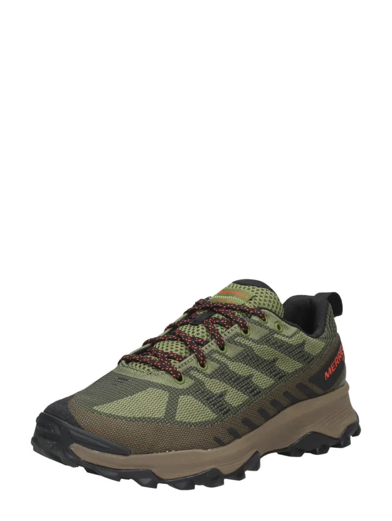 Merrel Speed Eco, lage veterschoenen voor heren in groen, foto 2 van 2