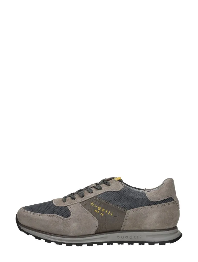 Bugatti Cirino, lage veterschoenen voor heren in taupe