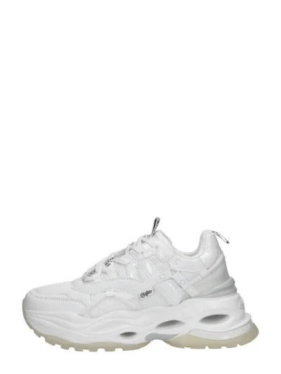 Buffalo Triplet Hollow, lage sneakers voor dames in wit, foto 1 van 4