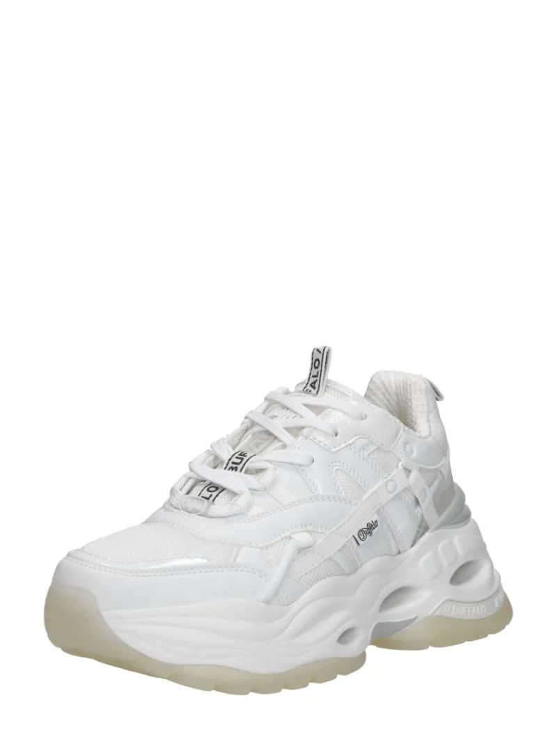 Buffalo Triplet Hollow, lage sneakers voor dames in wit, foto 2 van 2
