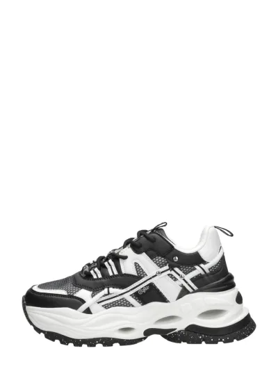 Buffalo Triplet Hollow, lage sneakers voor dames in zwart, foto 1 van 4