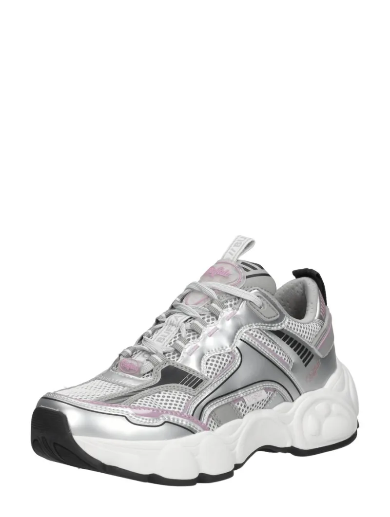 Buffalo CLD Run zilver, lage sneakers voor dames in zilverkleur, foto 2 van 2