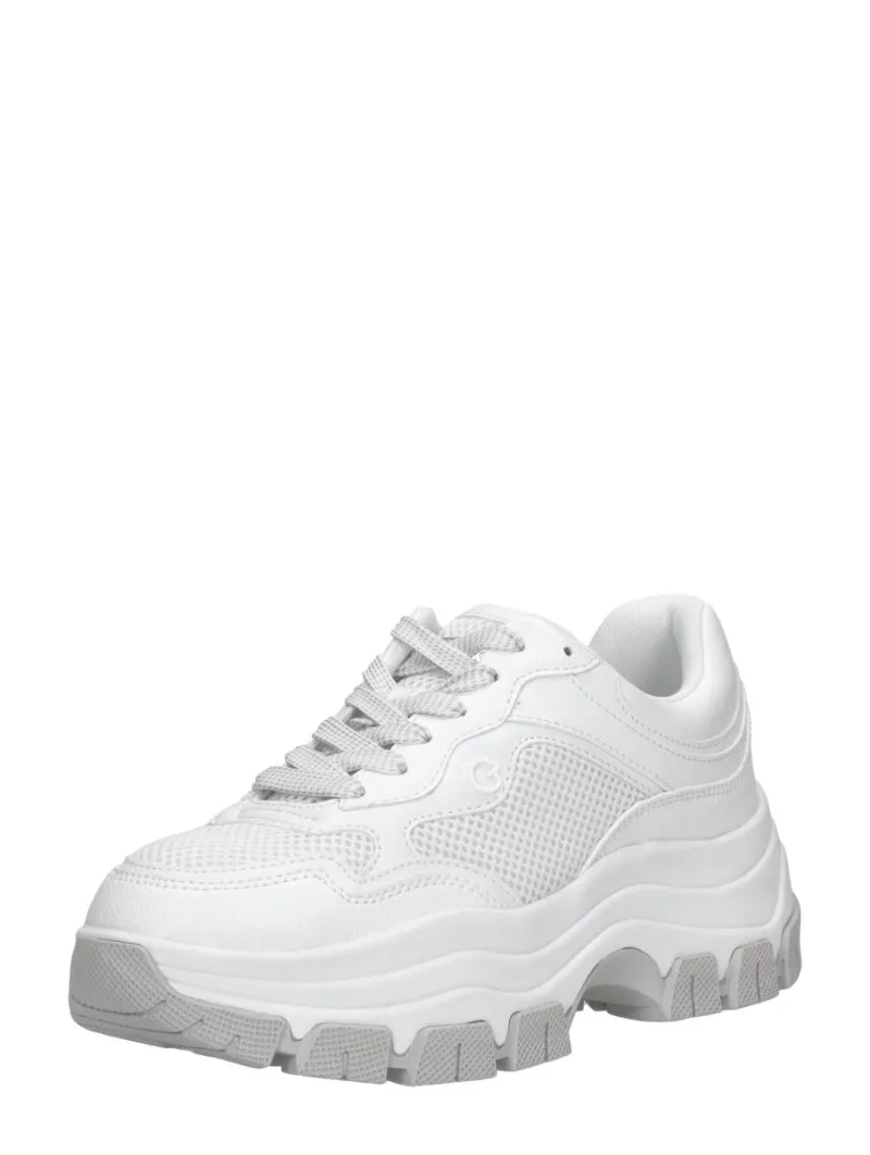 Guess Brecky, lage sneakers voor dames in wit, foto 2 van 2