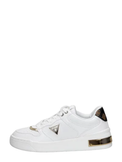 Guess Clarkz 2, lage sneakers voor dames in wit, foto 1 van 4