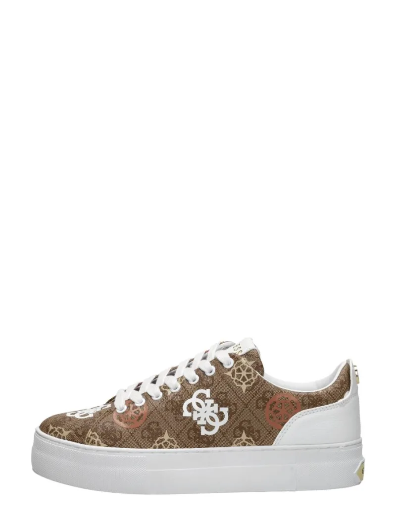 Guess Gianele 4, lage sneakers voor dames in beige