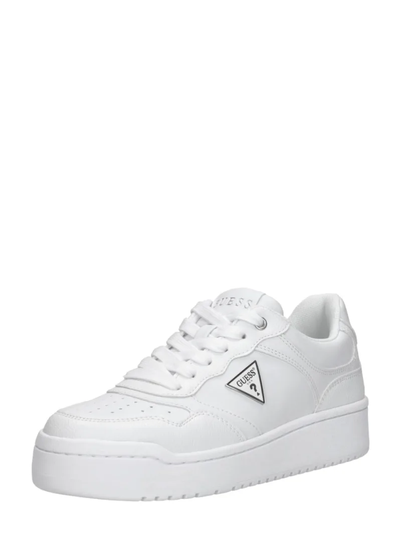 Guess Miram, lage sneakers voor dames in wit, foto 2 van 2