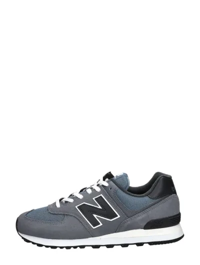 New Balance 574, lage sneakers voor heren in grijs, foto 1 van 4