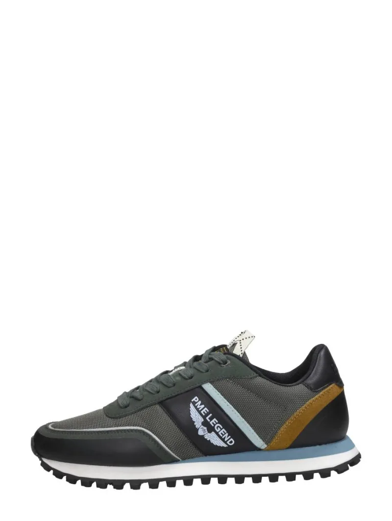 PME Legend Valleydrop, lage veterschoenen voor heren in groen, foto 1 van 4