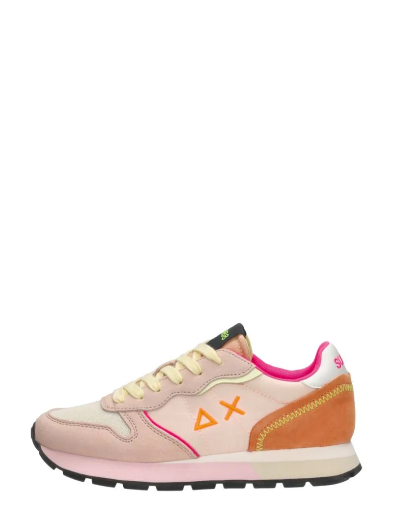 Sun68 Ally Color Explosion, lage sneakers voor dames in roze
