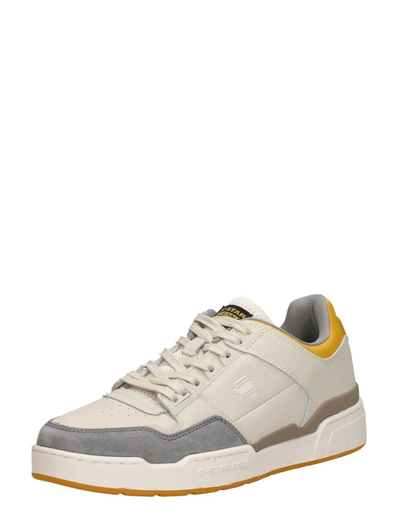 G-Star Attacc POP LEA M, lage sneakers voor heren in gebroken wit, foto 2 van 2