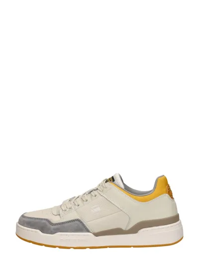 G-Star Attacc POP LEA M, lage sneakers voor heren in gebroken wit, foto 1 van 4