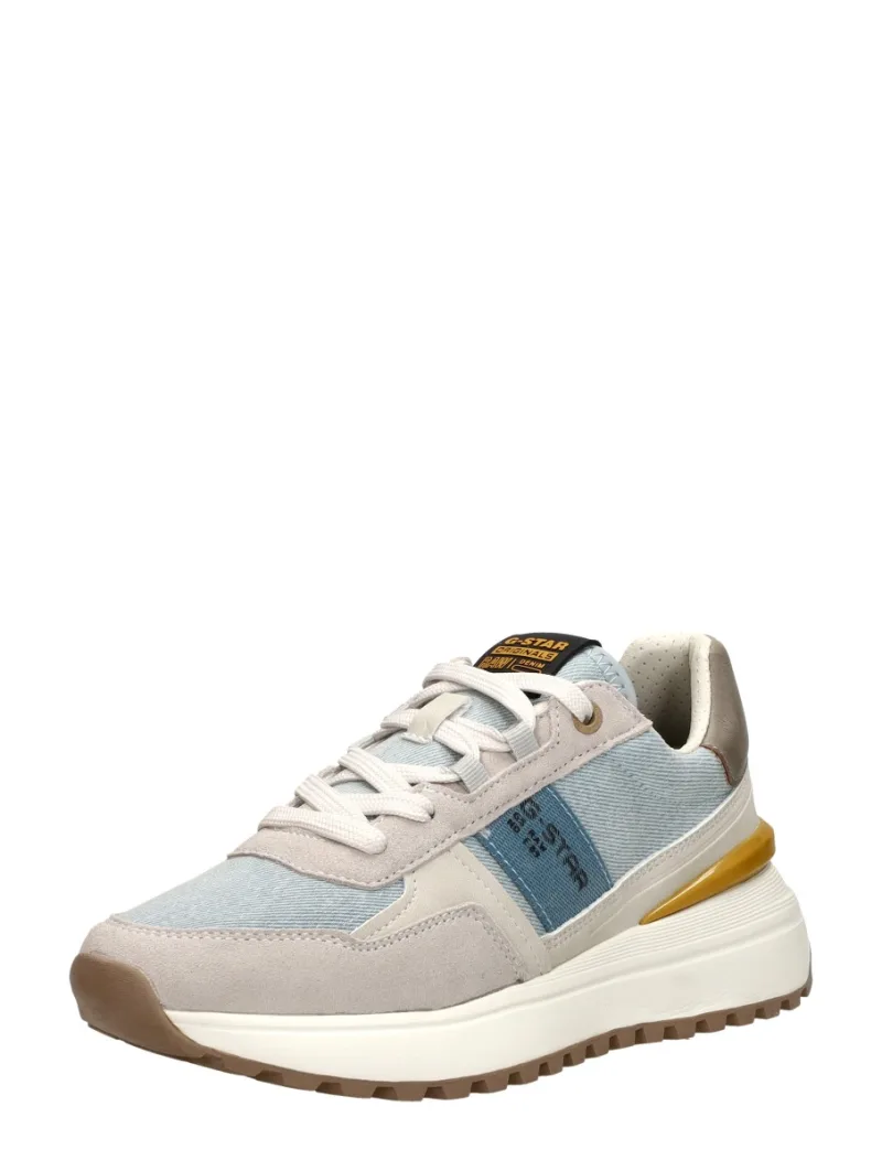 G-Star Lyn DNM W, lage sneakers voor dames in licht blauw, foto 2 van 2