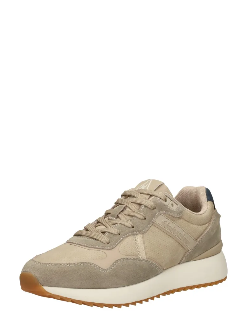 Gaastra Hull PRF NUB M, lage veterschoenen voor heren in beige, foto 2 van 2