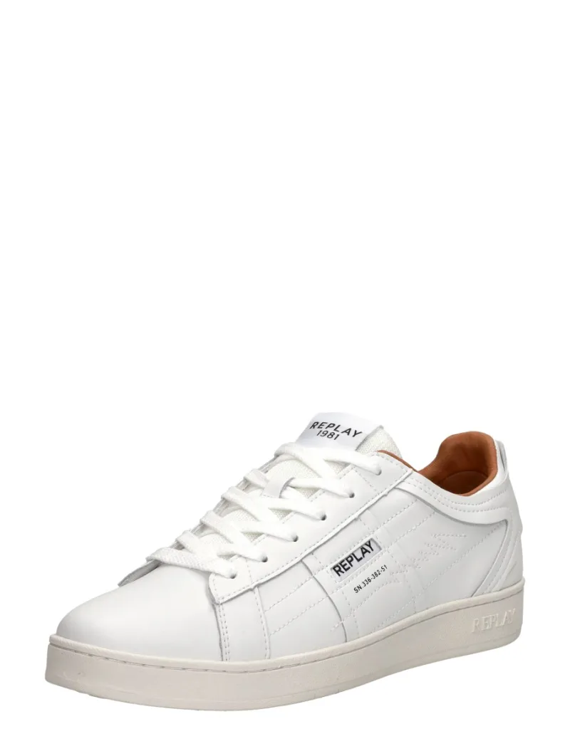 Replay Smash Pro Lay, lage sneakers voor heren in wit, foto 2 van 2