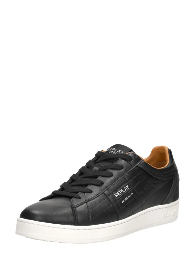 Replay Smash Pro Lay, lage sneakers voor heren in zwart, foto 2 van 2