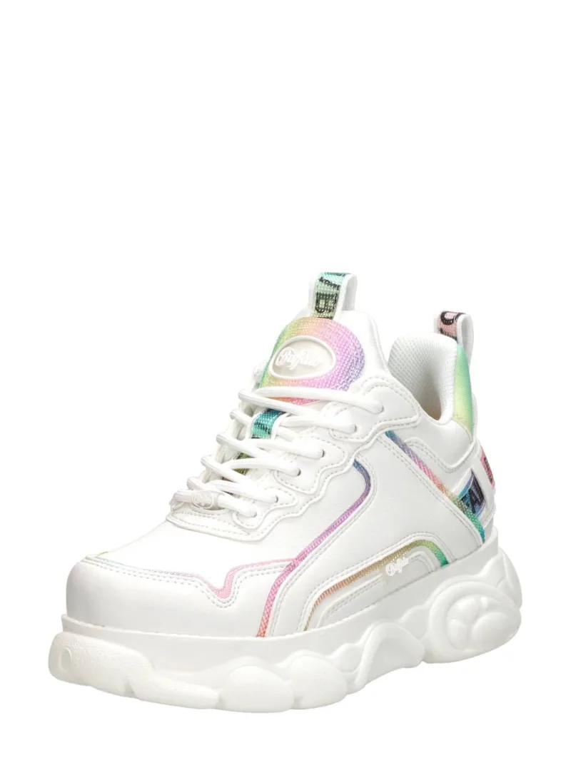 Buffalo CLD Chai, lage sneakers voor dames in wit, foto 2 van 2