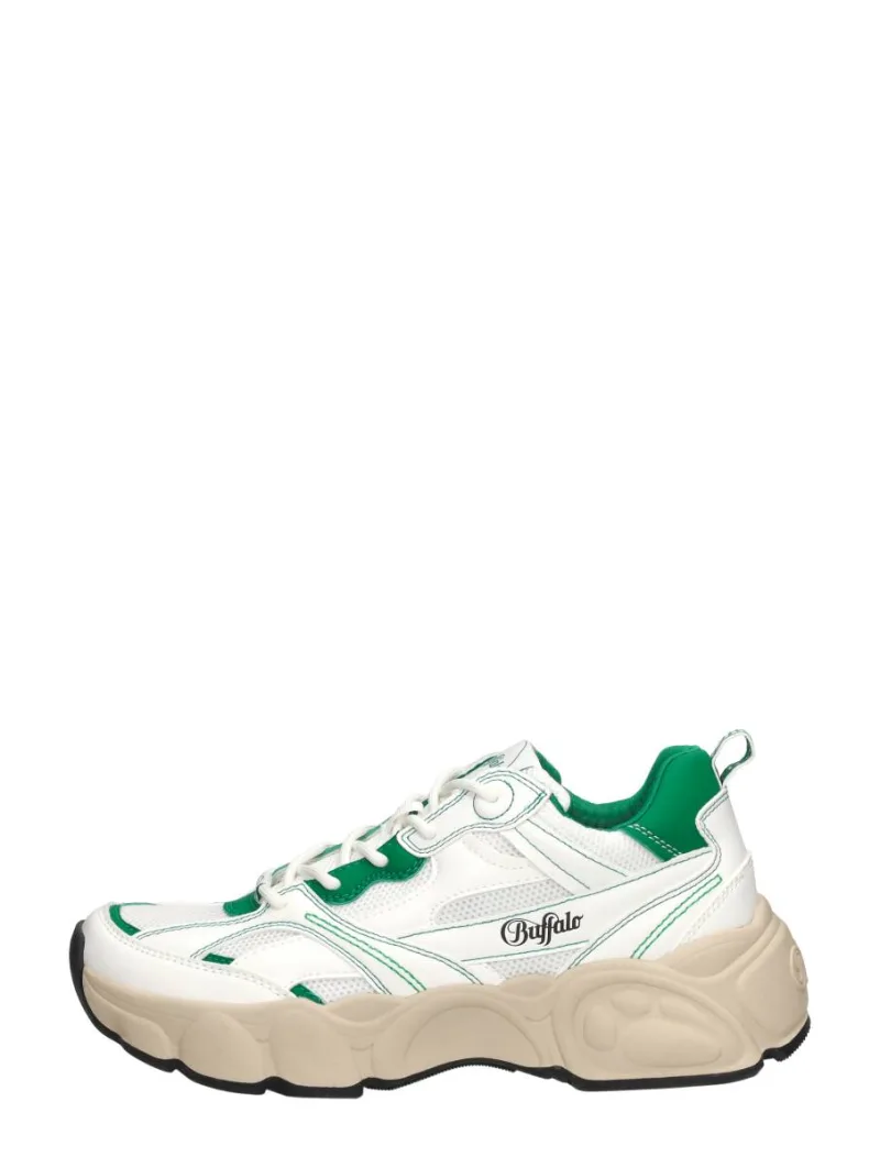 Buffalo CLD Run RT, lage sneakers voor dames in wit