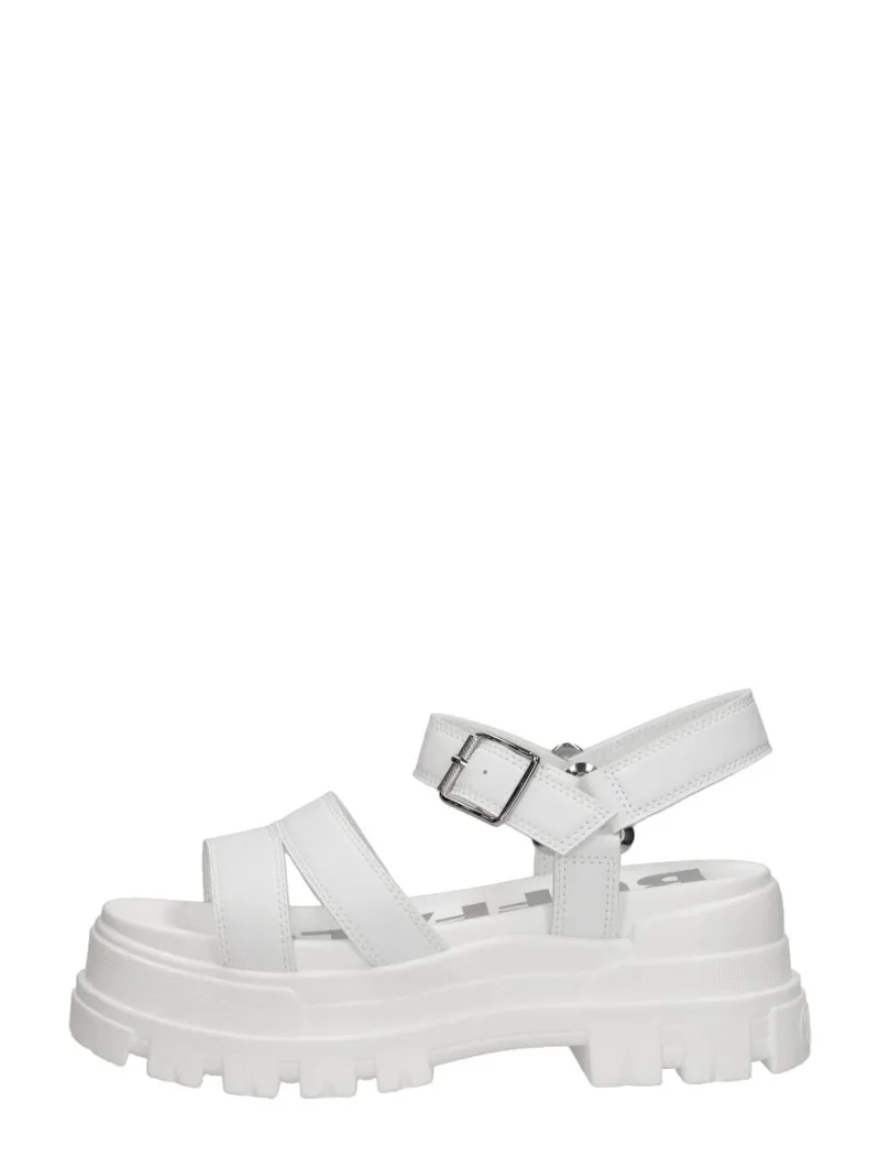 Buffalo ASPHA TS Sandal, sandalen plat voor dames in wit, foto 1 van 4
