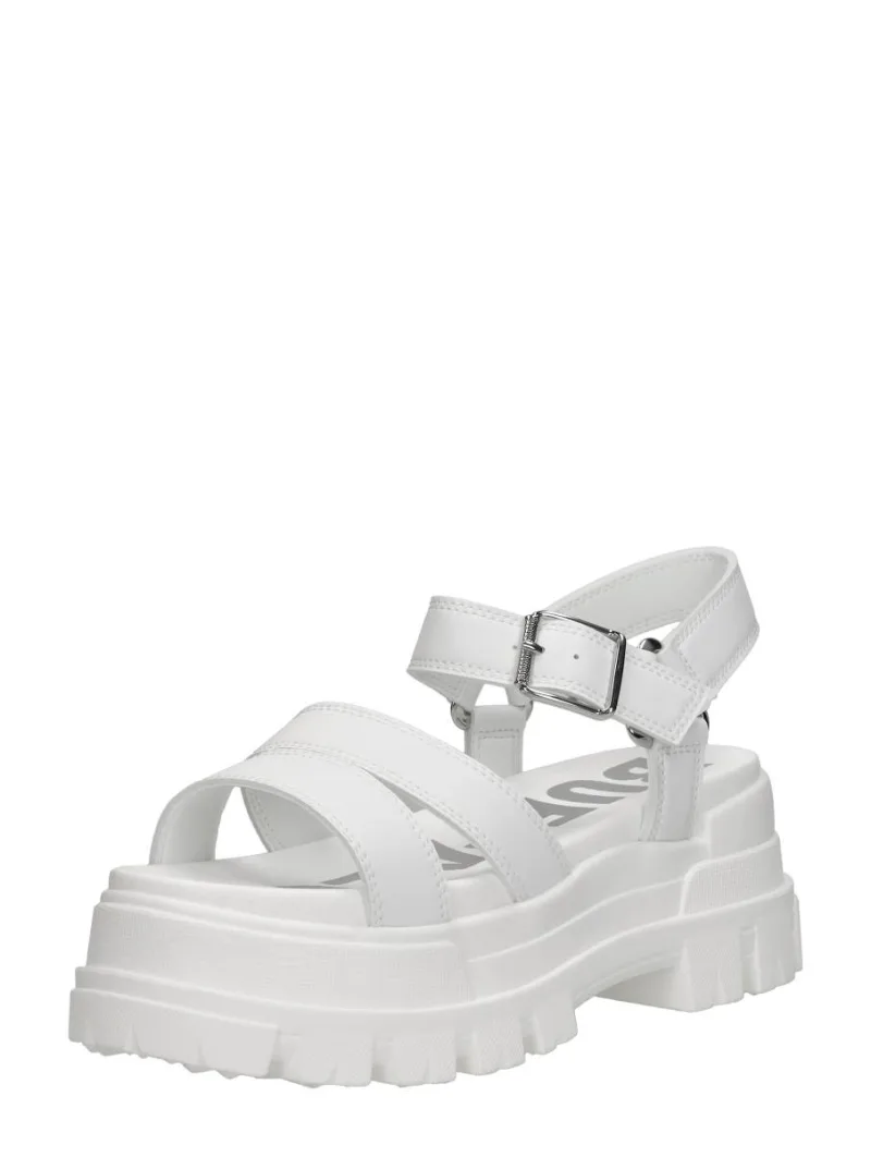 Buffalo ASPHA TS Sandal, sandalen plat voor dames in wit, foto 2 van 2