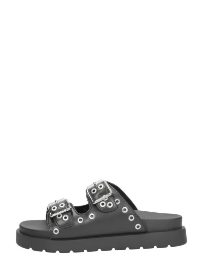 Buffalo EVE Ari, open slippers voor dames in zwart, foto 1 van 4