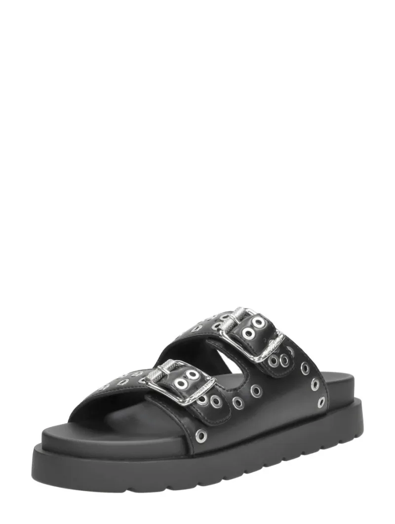 Buffalo EVE Ari, open slippers voor dames in zwart, foto 2 van 2