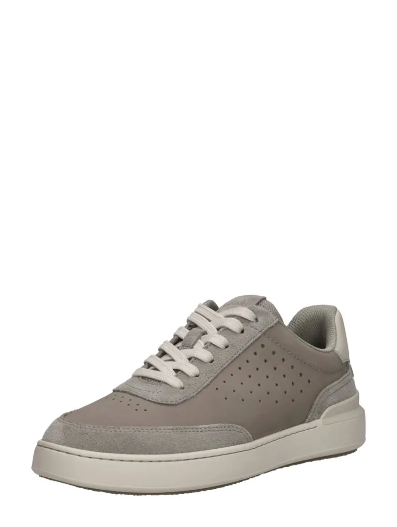 Clarks Courtlite Run, lage veterschoenen voor heren in grijs, foto 2 van 2