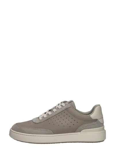 Clarks Courtlite Run, lage veterschoenen voor heren in grijs, foto 1 van 4