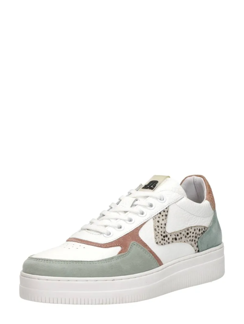 Maruti Momo, lage veterschoenen voor dames in groen, foto 2 van 2