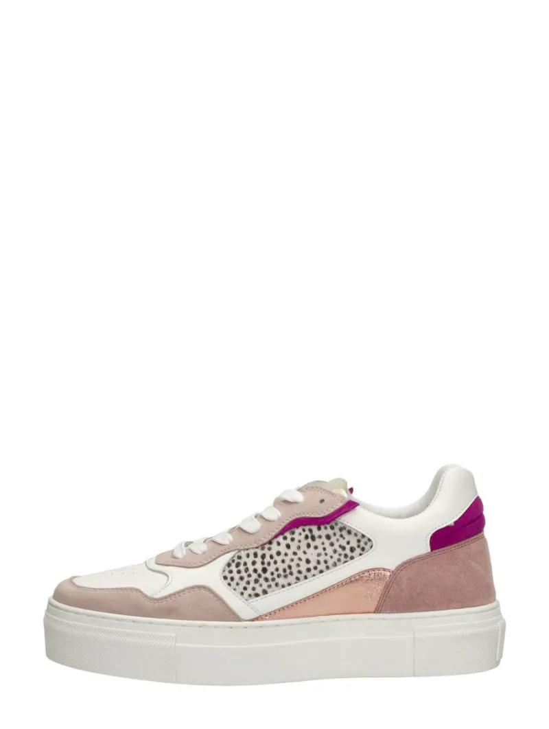Maruti Tavi, lage veterschoenen voor dames in roze