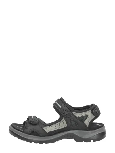 ECCO Offroad, sandalen plat voor dames in zwart, foto 1 van 4