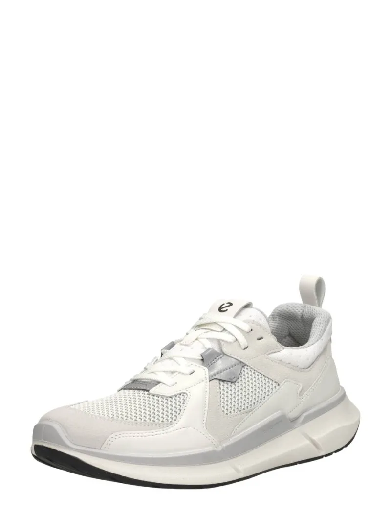ECCO Biom, lage veterschoenen voor heren in wit, foto 2 van 2