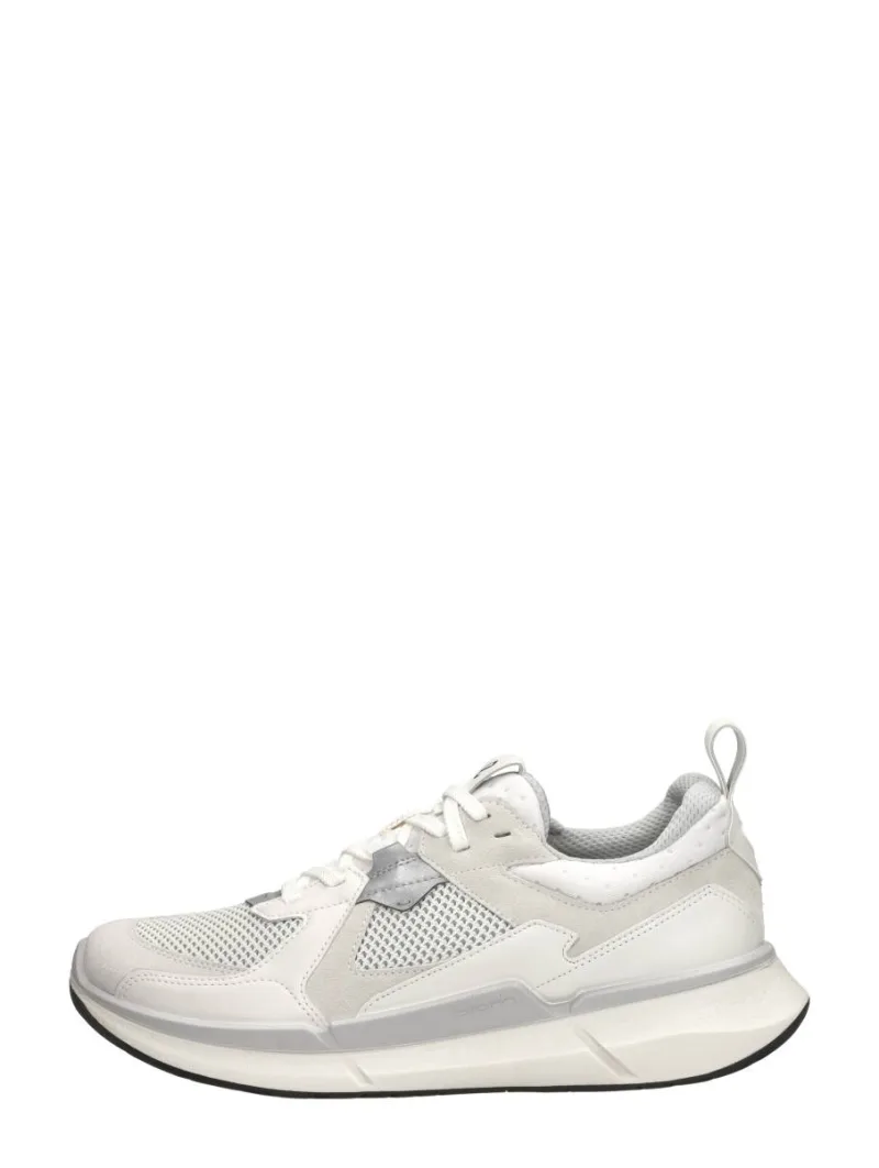 ECCO Biom, lage veterschoenen voor heren in wit