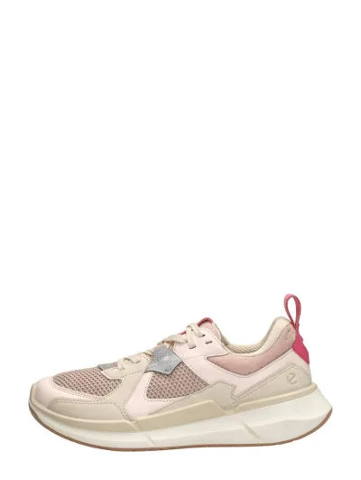 ECCO Biom, lage veterschoenen voor dames in roze, foto 1 van 4
