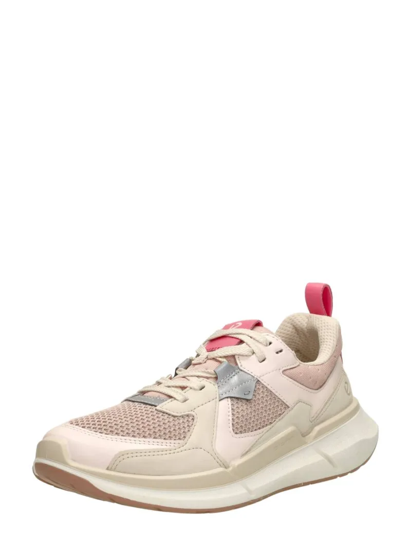 ECCO Biom, lage veterschoenen voor dames in roze, foto 2 van 2