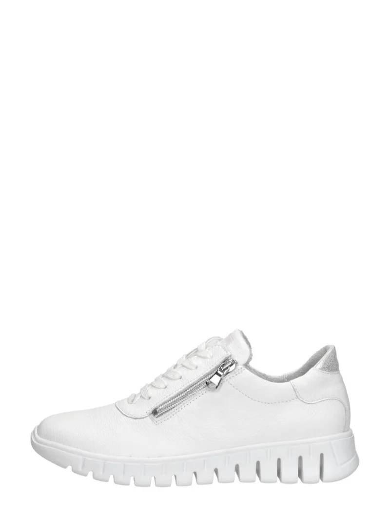 Waldläufer H-Birdy, lage veterschoenen voor dames in wit