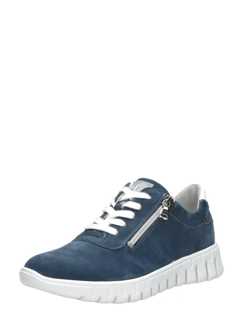 Waldläufer H-Birdy, lage veterschoenen voor dames in blauw, foto 2 van 2