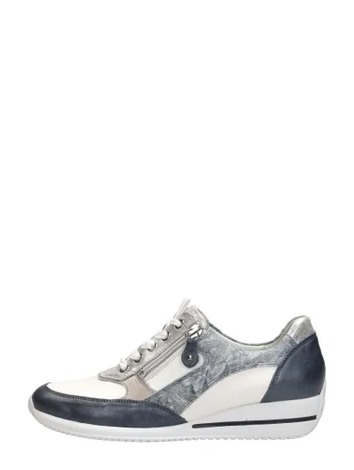 Waldläufer Himona, lage veterschoenen voor dames in blauw, foto 1 van 4