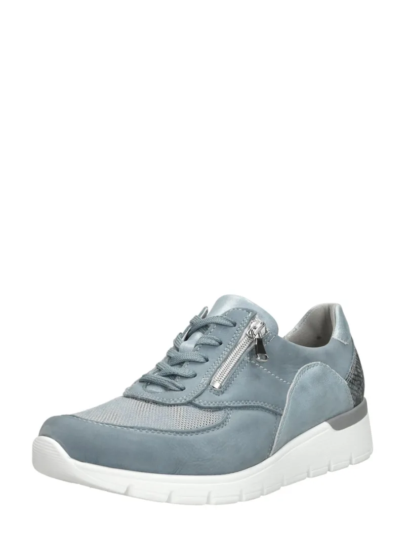 Waldläufer K-Ramona, lage veterschoenen voor dames in licht blauw, foto 2 van 2