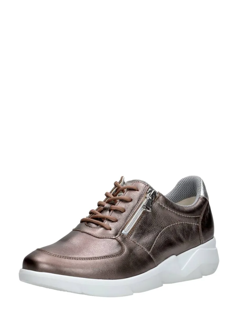 Waldläufer K-Funky, lage veterschoenen voor dames in brons, foto 2 van 2