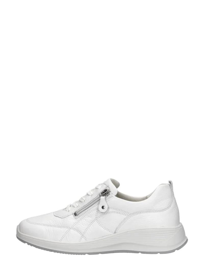 Waldläufer Kalea, lage veterschoenen voor dames in wit