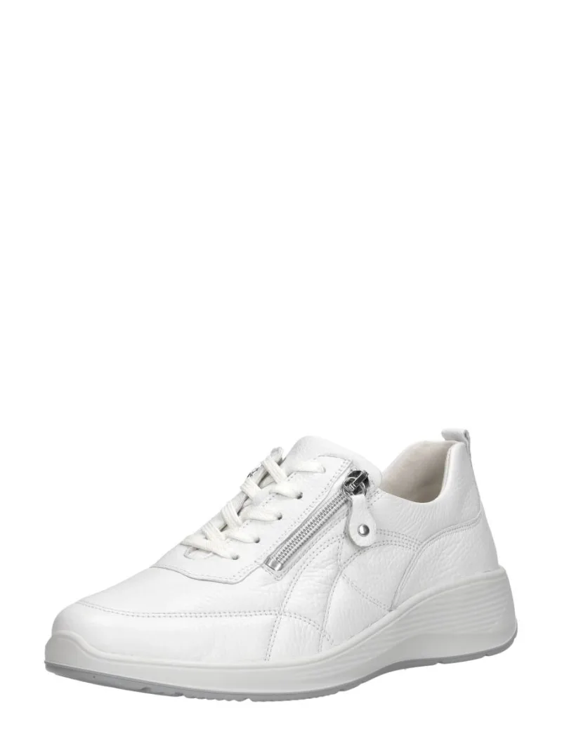 Waldläufer Kalea, lage veterschoenen voor dames in wit, foto 2 van 2