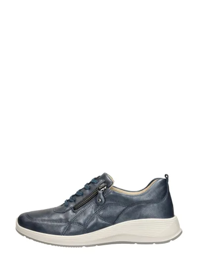 Waldläufer Kalea, lage veterschoenen voor dames in licht blauw, foto 1 van 4