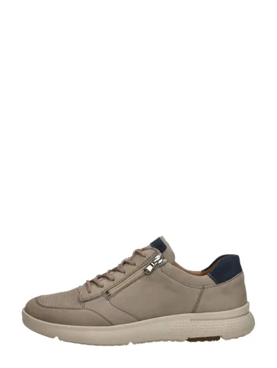 Waldläufer H-Heiko, lage veterschoenen voor heren in beige, foto 1 van 4