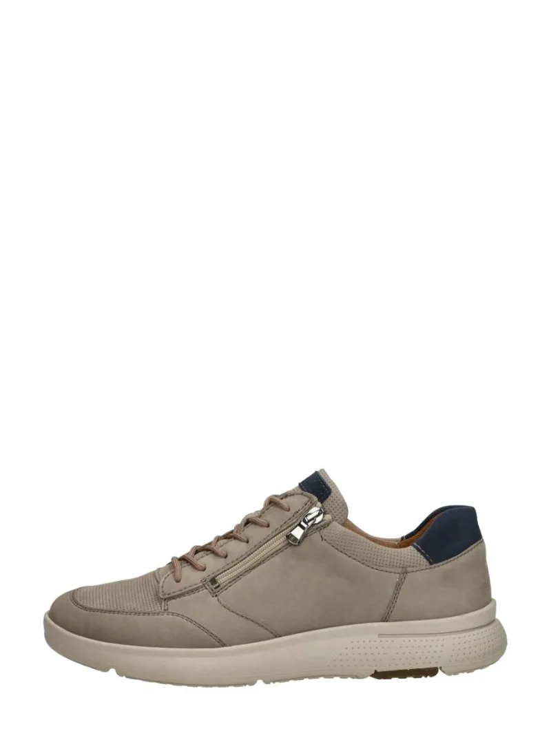 Waldläufer H-Heiko, lage veterschoenen voor heren in beige